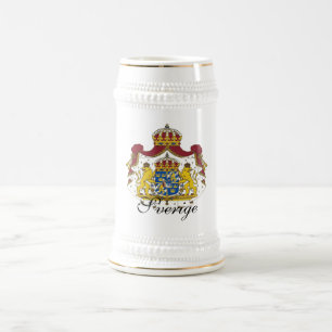SVERIGE (Sweden) Beer Stein