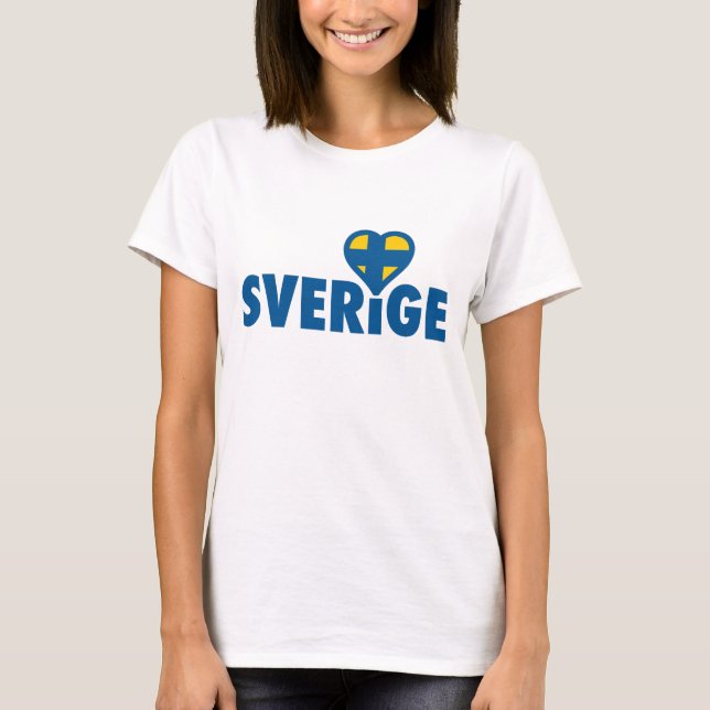 Sverige with love T-Shirt (Front)