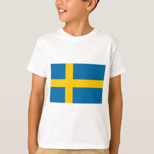 Sveriges Flagga - Flag of Sweden - Swedish Flag T-Shirt