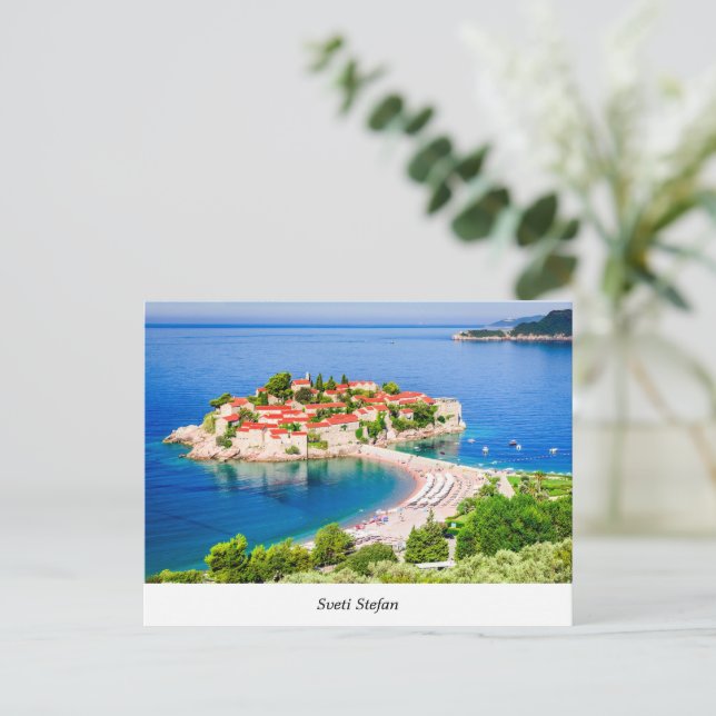 Sveti Stefan Postcard (Standing Front)