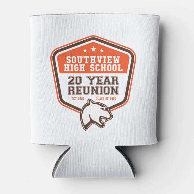 SVHS Class of '01 20 Year Reunion coozie (Front)