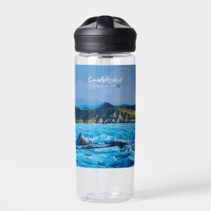Svínafellsjökull, Iceland -  Glacier View CBE Water Bottle