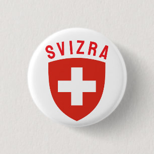 Svizra (Romansh-speaking Switzerland) 3 Cm Round Badge
