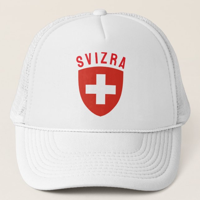 Svizra (Romansh-speaking Switzerland) Trucker Hat (Front)