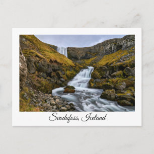 Svodufoss, Iceland souvenir postcard