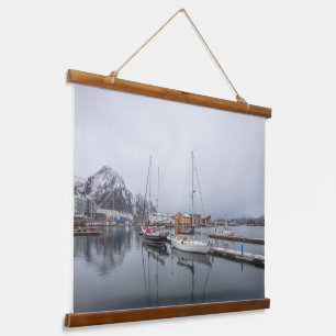 Svolvaer Lofoten Islands Hanging Tapestry
