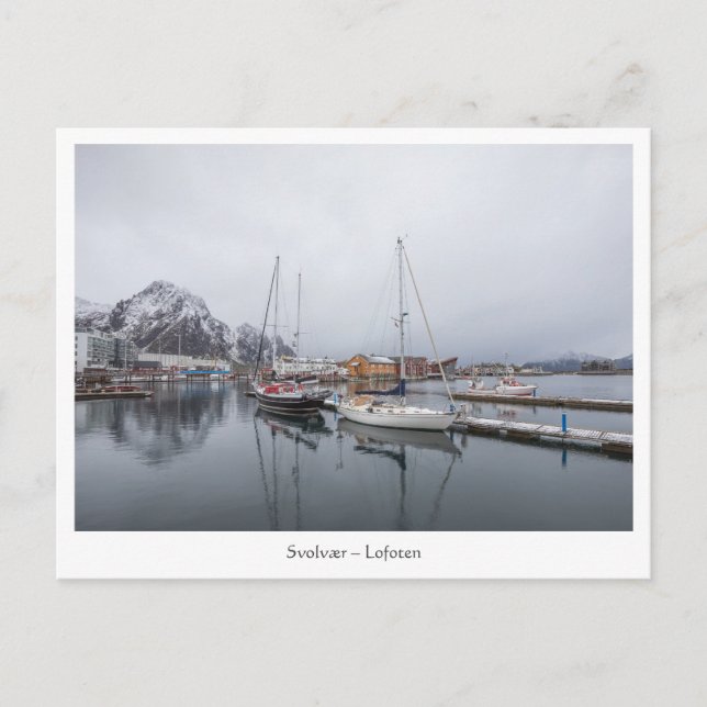 Svolvaer Lofoten Islands Postcard (Front)