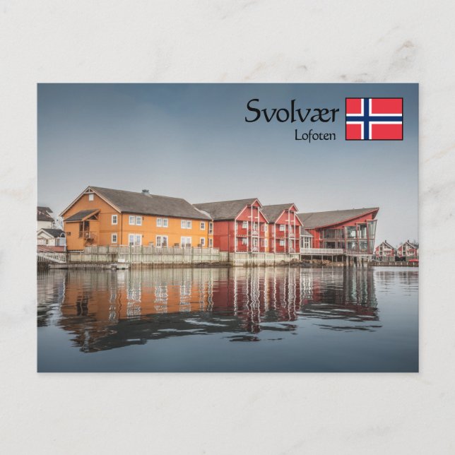 Svolvaer Lofoten Islands Postcard (Front)