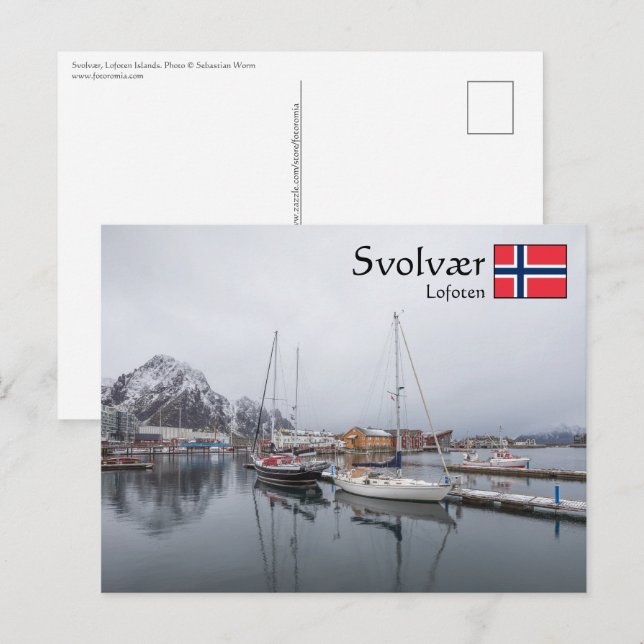 Svolvaer Lofoten Islands Postcard (Front/Back)