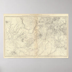 SW Colorado and Parts of New Mexico Poster
