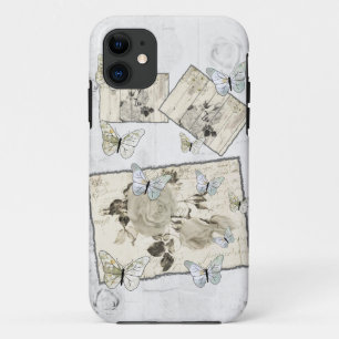SW Rose and butterflies Case-Mate iPhone Case