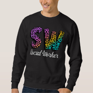 Sw Social Worker Nurse's Day Nurse Week Nurse Wome Sweatshirt