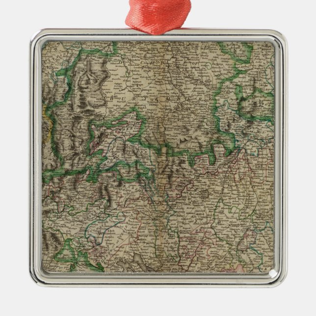 Swabia 2 metal tree decoration (Front)