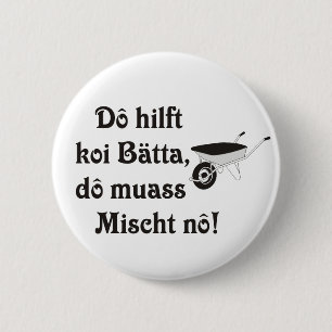 Swabian faith 6 cm round badge