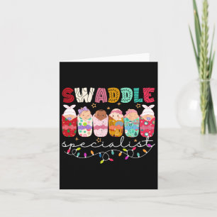Swaddle Specialist Nicu Mother Baby Elf Xmas Match Card