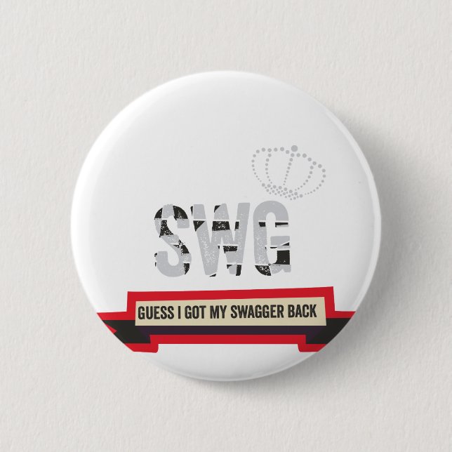 Swag 6 Cm Round Badge (Front)