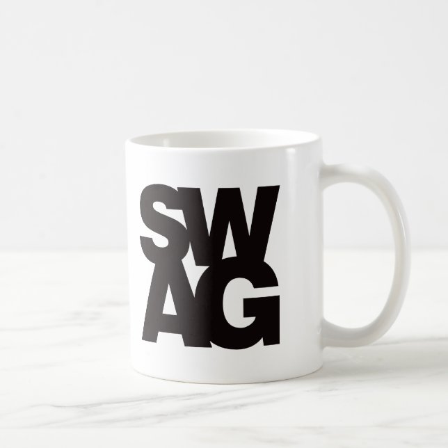 Swag - Black Coffee Mug (Right)