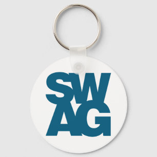 Swag - Blue Key Ring