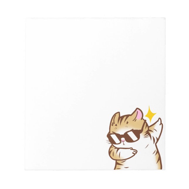 Swag Cat Dance Notepad (Front)