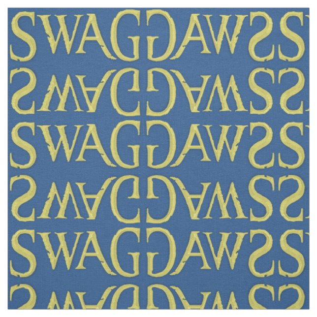Swag combed cotton fabric for sale ! (Swatch)