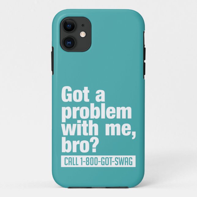 SWAG custom iPhone case (Back)