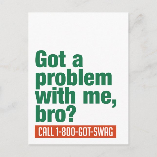SWAG custom postcard (Front)