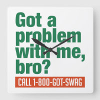 SWAG custom wall clock
