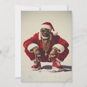 Swag Santa A Modern Take on the Holiday Icon Card