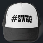 #SWAG TRUCKER HAT<br><div class="desc">Check out our funny #Swag hats and t shirts.</div>