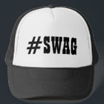 #SWAG TRUCKER HAT<br><div class="desc">Check out our funny #Swag hats and t shirts.</div>