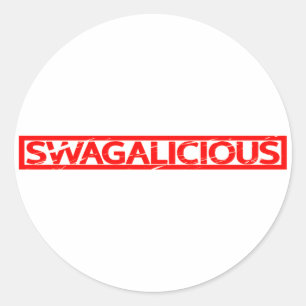 Swagalicious Stamp Classic Round Sticker