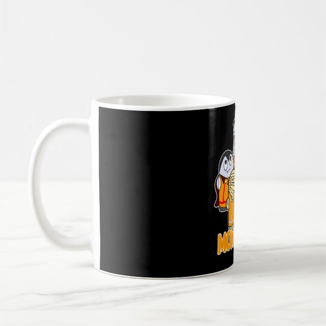 Swagazon Monsters Mummy Frankenstein Dracula Monst Coffee Mug (Left)