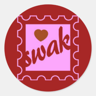 SWAK CLASSIC ROUND STICKER