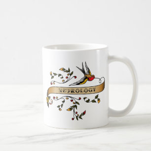 Swallow and Scroll with Neurology Coffee Mug