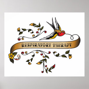 Swallow and Scroll with Respiratory Therapy Poster