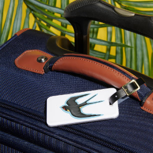 Swallow Bird Flying Luggage Tag