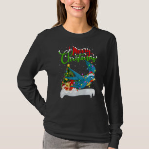 Swallow Bird Xmas Decorations Santa Swallow Chris T-Shirt