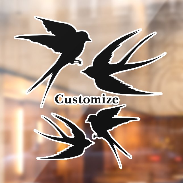 Swallow Birds Silhouettes Thunder_Cove (Sheet 2)