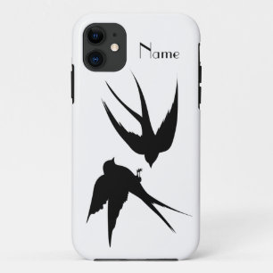 Swallow Birds Silhouettes Thunder_Cove Case-Mate iPhone Case