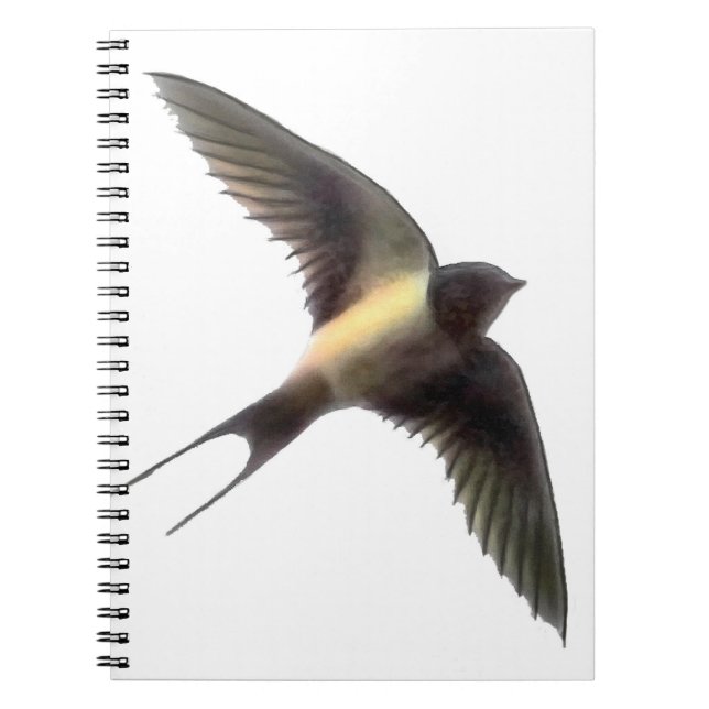 Swallow Flying Notebook (Front)
