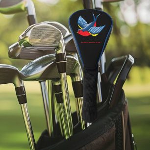 Swallow Red Blue Tattoo Golf Head Cover