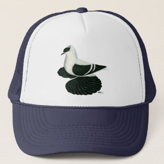 Swallow: Saxon Black White Bar Trucker Hat