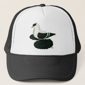 Swallow: Saxon Black White Bar Trucker Hat