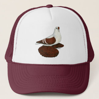 Swallow: Silesian Red White Bar Trucker Hat