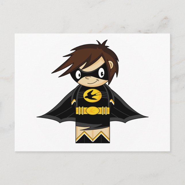 Swallow Superhero Postcard (Front)