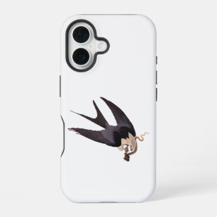 Swallow Tailed Hawk with Snake Vintage Audubon iPhone 16 Case