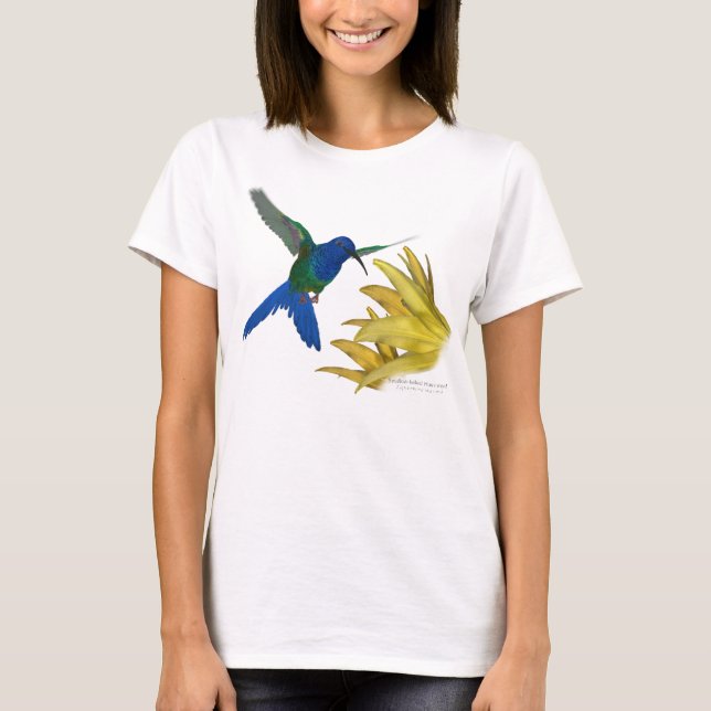 Swallow-tailed Hummingbird T-Shirt (Front)