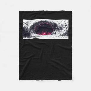 Swallowed  fleece blanket
