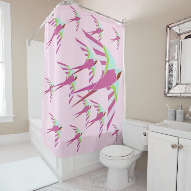 swallows shower curtain (In Situ)