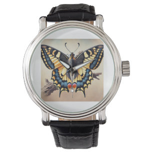 Swallowtail Butterfly 070824IREF207 - Watercolor Watch